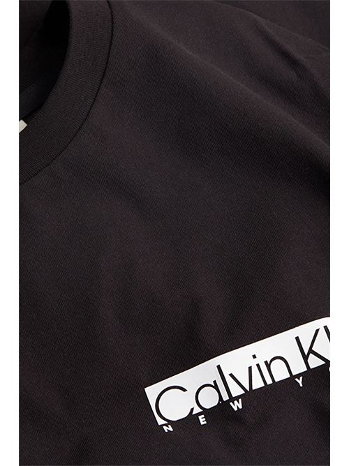 T-shirt logo nera Calvin Klein | K10K113800BEH